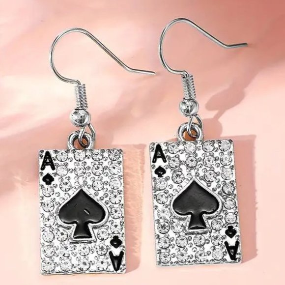 Jewelry Nwt Ace Of Spades Earrings Poshmark